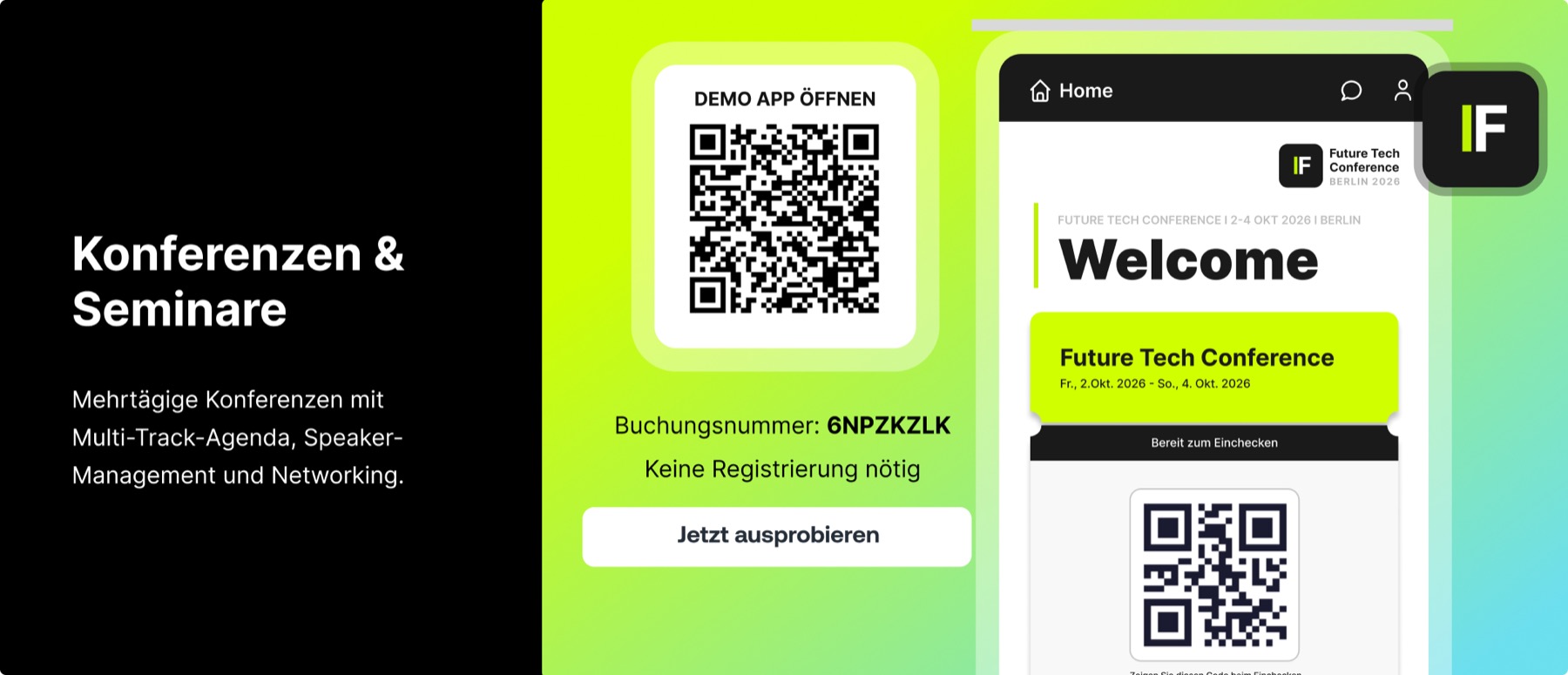 Event-App für Konferenzen und Seminare: Multi-Track-Agenda, Speaker-Management und Networking